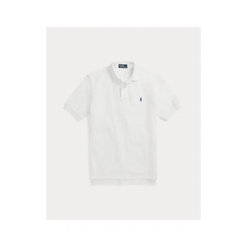[BUNJANG] Polo Ralph Lauren Original Fit Mesh Polo Shirt - White, Size M / [us] 폴로 랄프 로렌 오리지널 핏 메시 폴로 셔츠 m 화이트