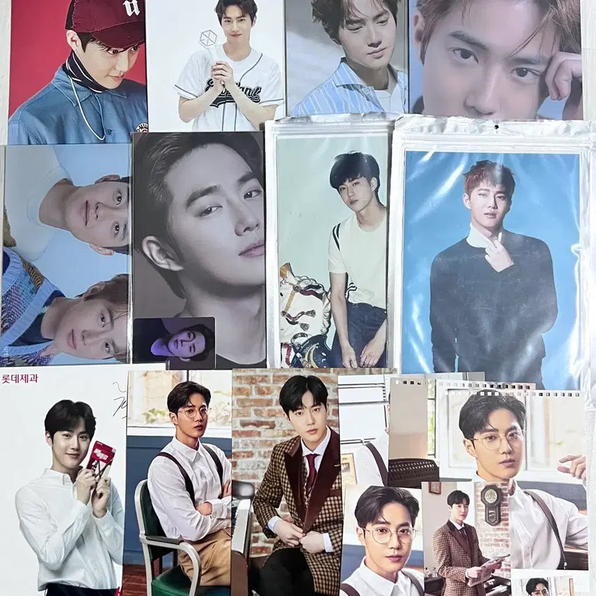 [BUNJANG] EXO SUHO Kim Junmyeon Japanese Photocard Bundle Set / 엑소 수호 김준면 포카 일본 포카 등 지류굿즈 일괄 양도
