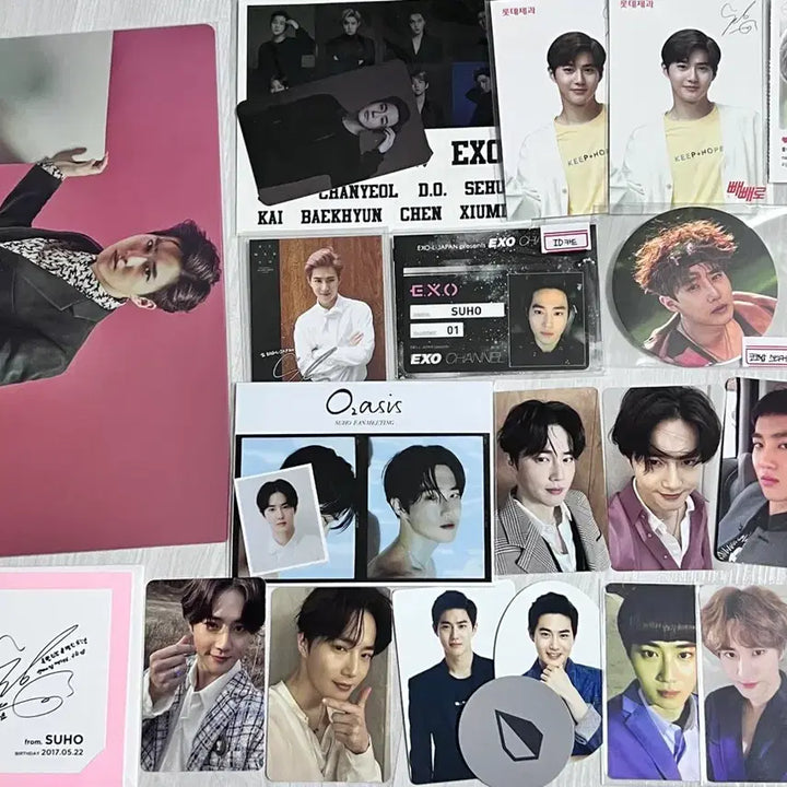 [BUNJANG] EXO SUHO Kim Jun-myeon Photocard Bundle Set / 엑소 수호 김준면 굿즈 포카 일괄 양도