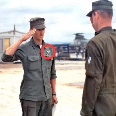 [BUNJANG] Vietnam War Original US Marine Corps Combat Aircrew Badge / (레어!) 베트남전 오리지널 미해병대 컴뱃 에어크루 뱃지