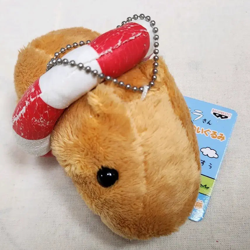 [BUNJANG] San-X Capybara-san Tube Mascot / 고전 산엑스 인형 카피바라상 튜브 마스코트