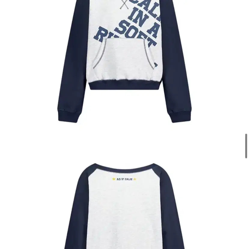 [BUNJANG] As If Cafe One Shoulder Sweatshirt / 에즈이프캘리 원숄더 맨투맨