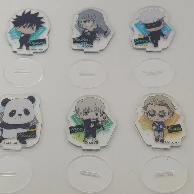 [BUNJANG] Jujutsu Kaisen Ensky Mini SD Acrylic Stand Bundle Set / 주술회전  엔스카이 미니 sd 아크릴 스탠드 6개 일괄