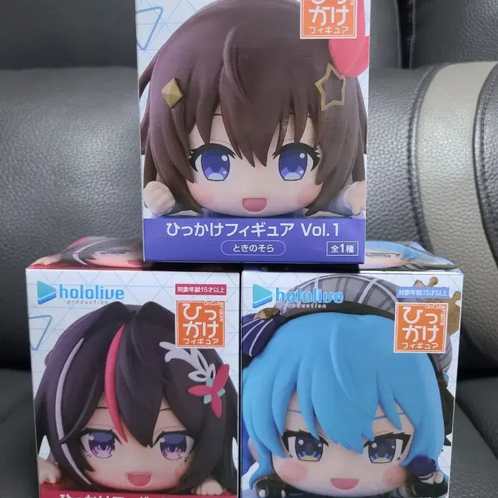 [BUNJANG] Hololive Vol. 1 Hikkake Figure Set (Sora, Azki, Suisei) / 홀로라이브 Vol.1 힉카케 피규어(소라, 아즈키, 스이세이)
