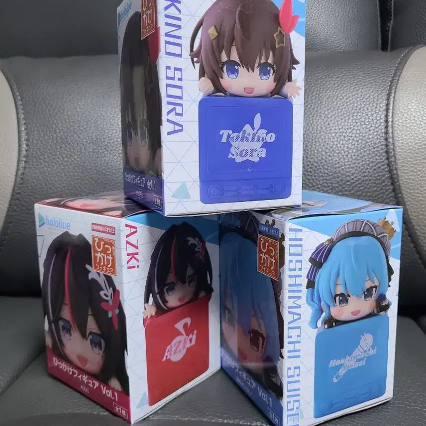 [BUNJANG] Hololive Vol. 1 Hikkake Figure Set (Sora, Azki, Suisei) / 홀로라이브 Vol.1 힉카케 피규어(소라, 아즈키, 스이세이)