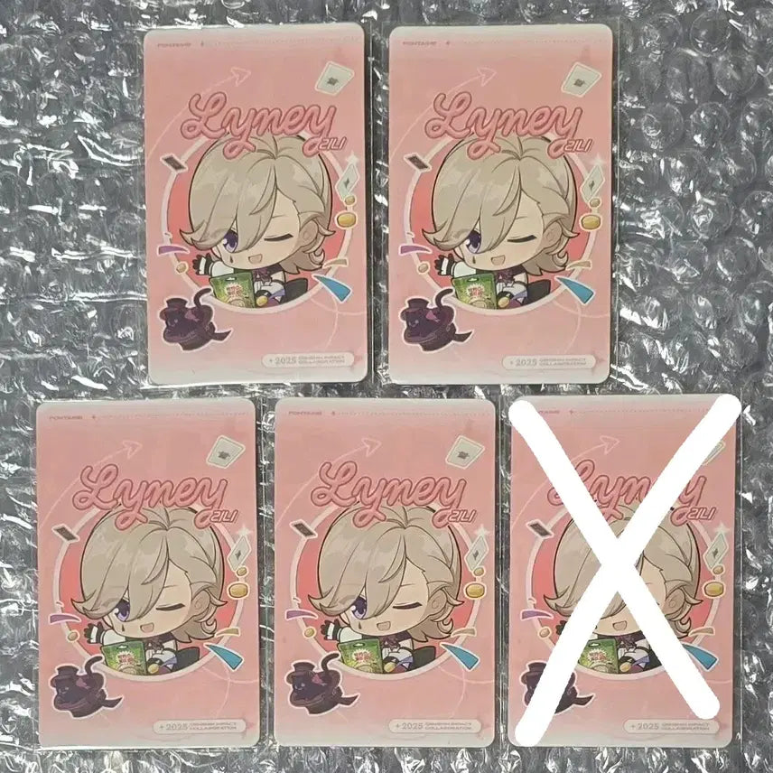 [BUNJANG] Genshin Impact x Bacardi Jelly Collaboration Linny Bundle Set SD Photocard / [일괄] 원신 박카스 맛 젤리 콜라보 리니 sd 포카 포토카드 굿즈