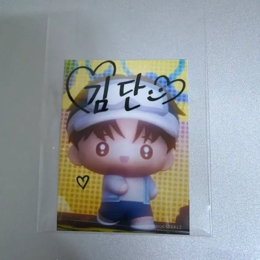[BUNJANG] SPARKLING POP-UP Kim Dan Mini Photocard / 스파클즈 팝업 김단 뽀시래기 미니 포토