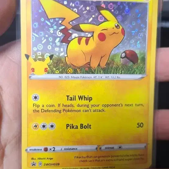 [BUNJANG] Pokemon TCG 25th Anniversary General Mills Pikachu Promo Card (1st Edition) / (A~B급)북미 포켓몬카드 25주년 제너럴밀스 피카츄 프로모 1번