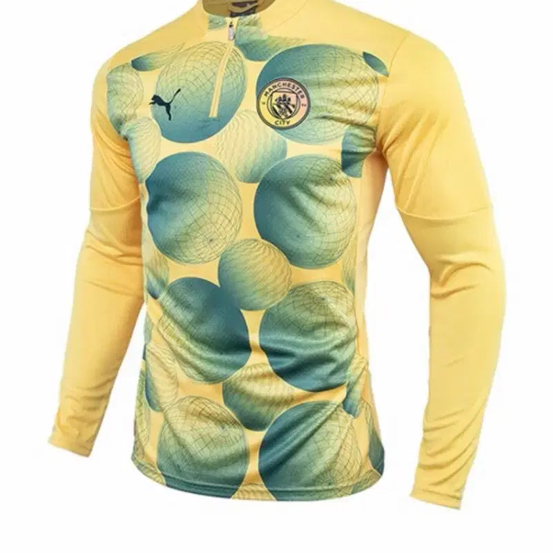 [BUNJANG] Manchester City 22-23 Player Issue Pre-Match 1/4 Zip Training Top / 맨체스터 시티 프리매치 1/4 짚 탑