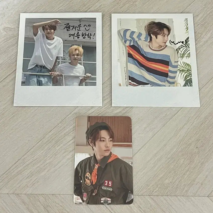[BUNJANG] NCT Dream Renjun Summer Kit Polaroid Photocard / 엔시티드림 런쥔 썸머키트 폴라로이드 포카 포토카드
