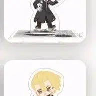 [BUNJANG] Dr. Stone Sega Prize Acrylic Stand &amp; Sticker Set (Gen &amp; Stanley) / 닥터스톤 세가 쿠지 스탠리 제노 e상 아크릴 스탠드 + f상 스티커