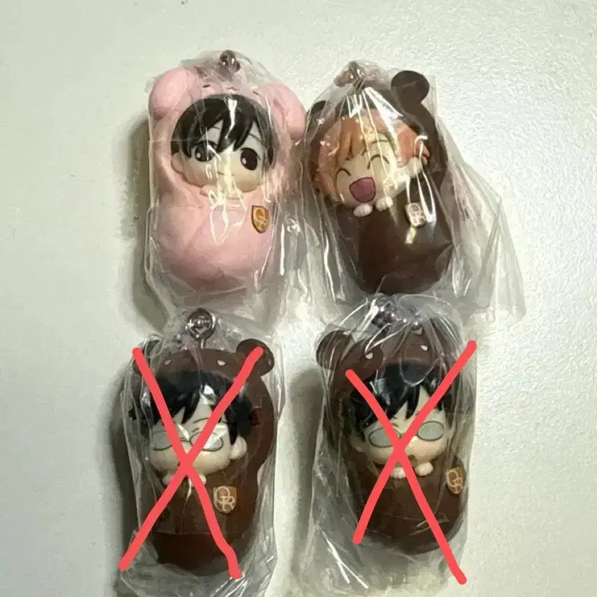 [BUNJANG] Ouran High School Host Club Strap Charm Set / (판매/교환) 오란고교 포대기 가챠 카오루 하루히 쿄우야