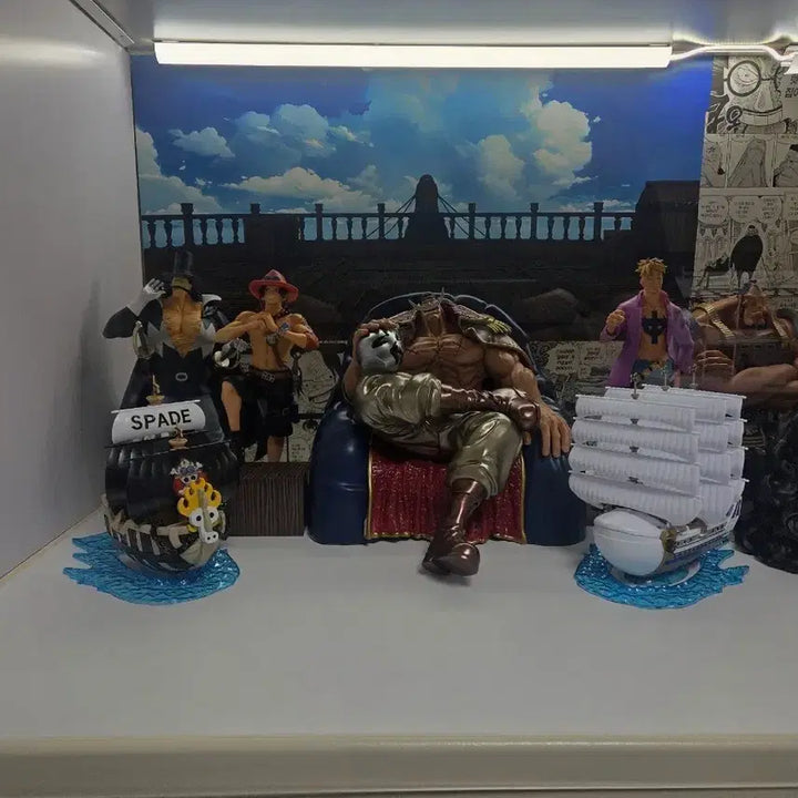 [BUNJANG] One Piece Figure Whitebeard Oyaji &amp; Sons / 원피스 피규어 흰수염 오야지와 아들들