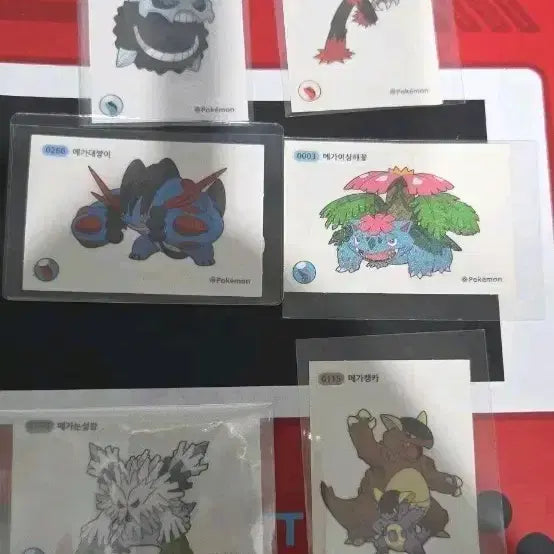 [BUNJANG] Pokemon Mega Bread Tag Stickers Rayquaza Icejuggler MegaGardevoir Lopunny / 포켓몬 메가띠부씰 레쿠쟈 메가루카리오 등