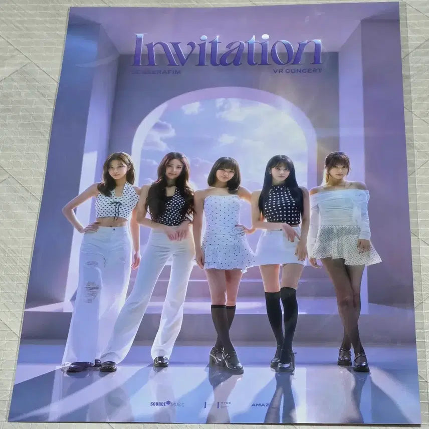 [BUNJANG] LE SSERAFIM VR Concert A3 Poster / 르세라핌 VR 콘서트 A3포스터 LE SSERAFIM A3 POSTER