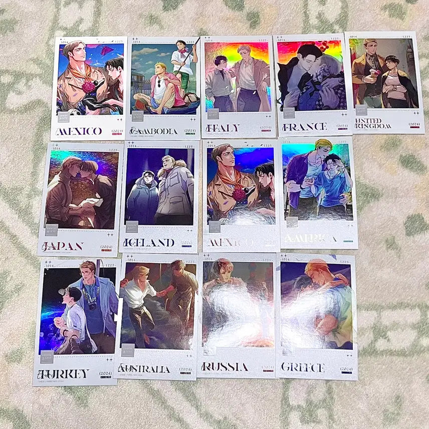 [SOLD OUT] 진격의거인 진격거 에루리 엘빈리바이 비공식 포토카드