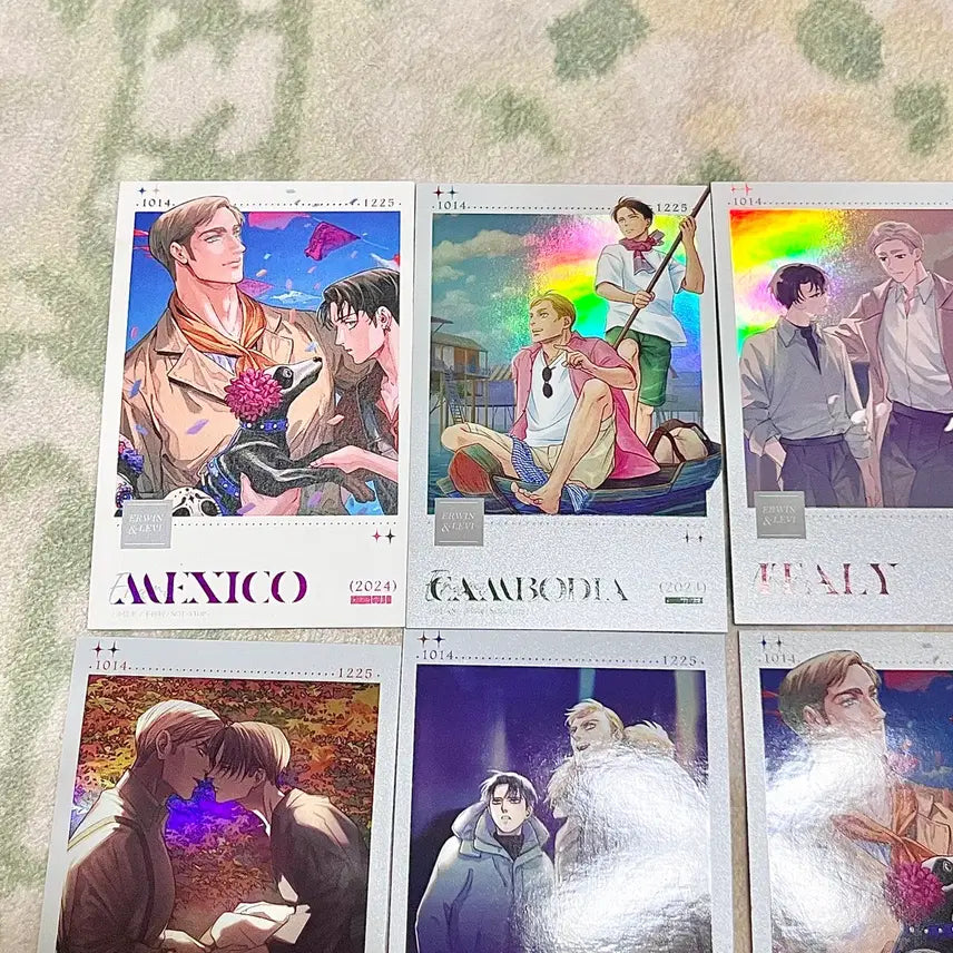 [SOLD OUT] 진격의거인 진격거 에루리 엘빈리바이 비공식 포토카드