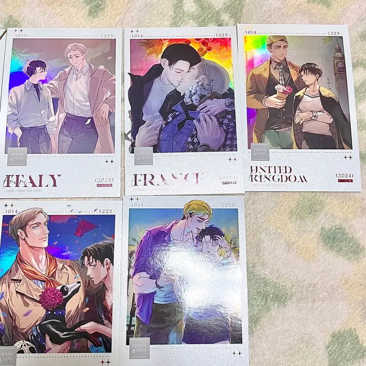 [SOLD OUT] 진격의거인 진격거 에루리 엘빈리바이 비공식 포토카드