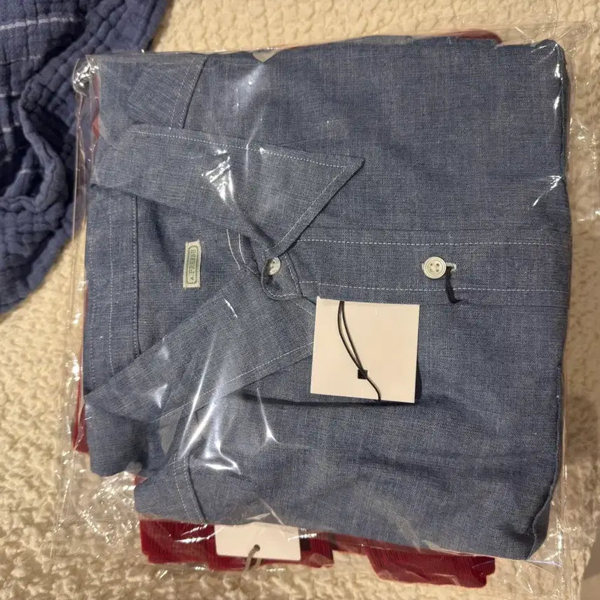 [BUNJANG] Apresse Rigid Chambray Shirt 2 New / 아프레쎄 리지드 샴브레이 셔츠 2 새상품