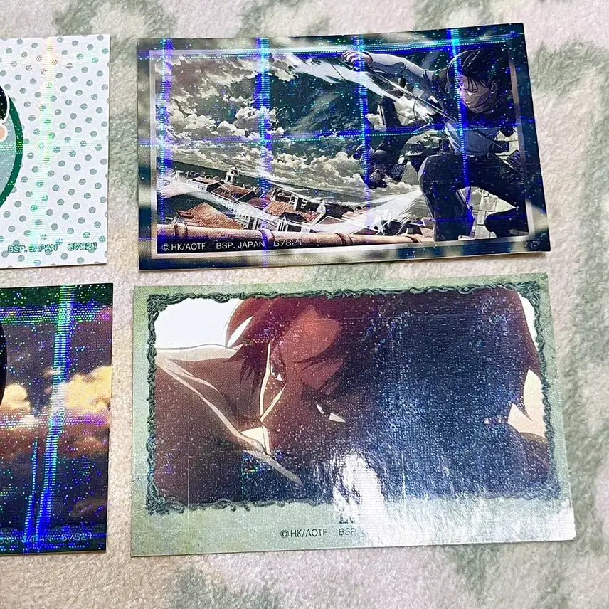 [BUNJANG] Attack on Titan Levi Ackerman Official Sticker Set / 진격의거인 진격거 리바이 아커만 공식 스티커 셋트 쿠지