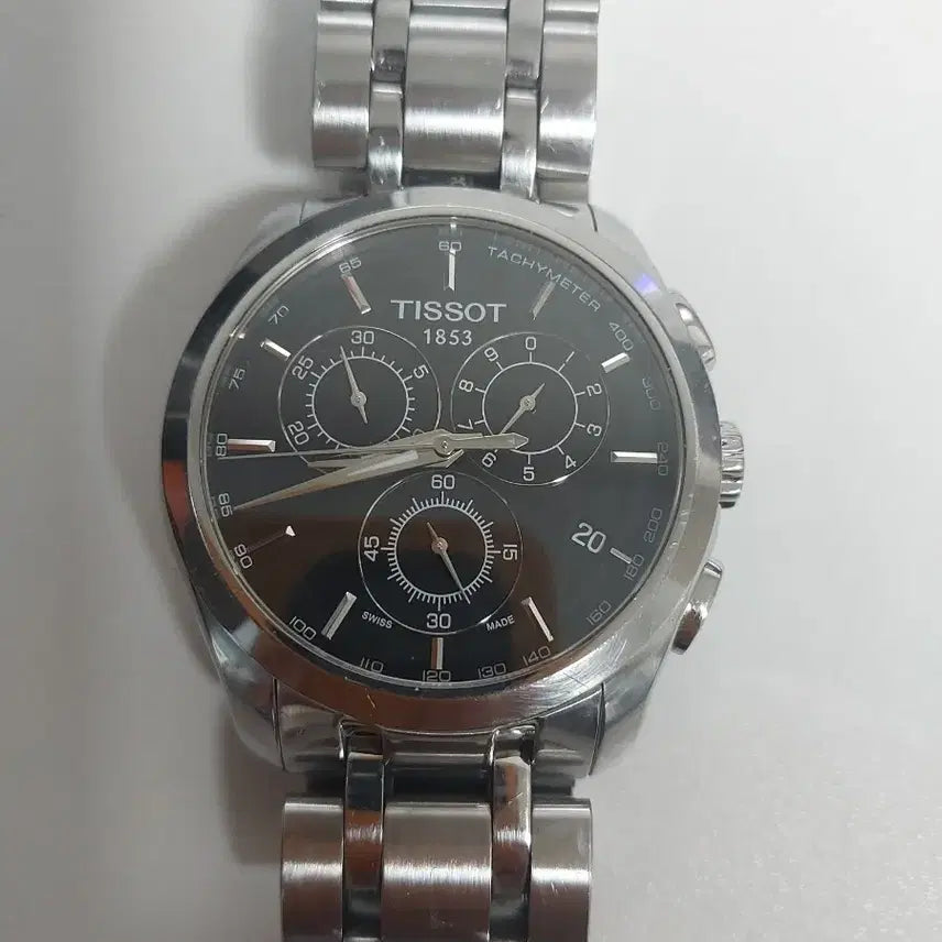 [BUNJANG] Tissot Couturier T035.617A Chronograph Metal Watch / 티쏘 꾸뜨리에 T035 617A 크로노그래프 메탈 시계
