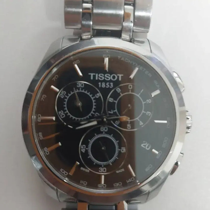 [BUNJANG] Tissot Couturier T035.617A Chronograph Metal Watch / 티쏘 꾸뜨리에 T035 617A 크로노그래프 메탈 시계