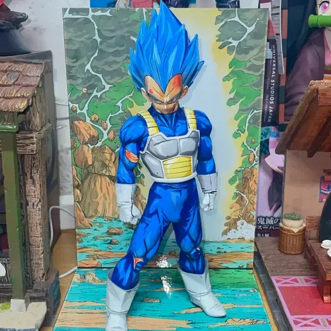 [BUNJANG] SMSP Vegeta Repaint Figure / (주말할인) Smsp 베지터피규어 리페인트