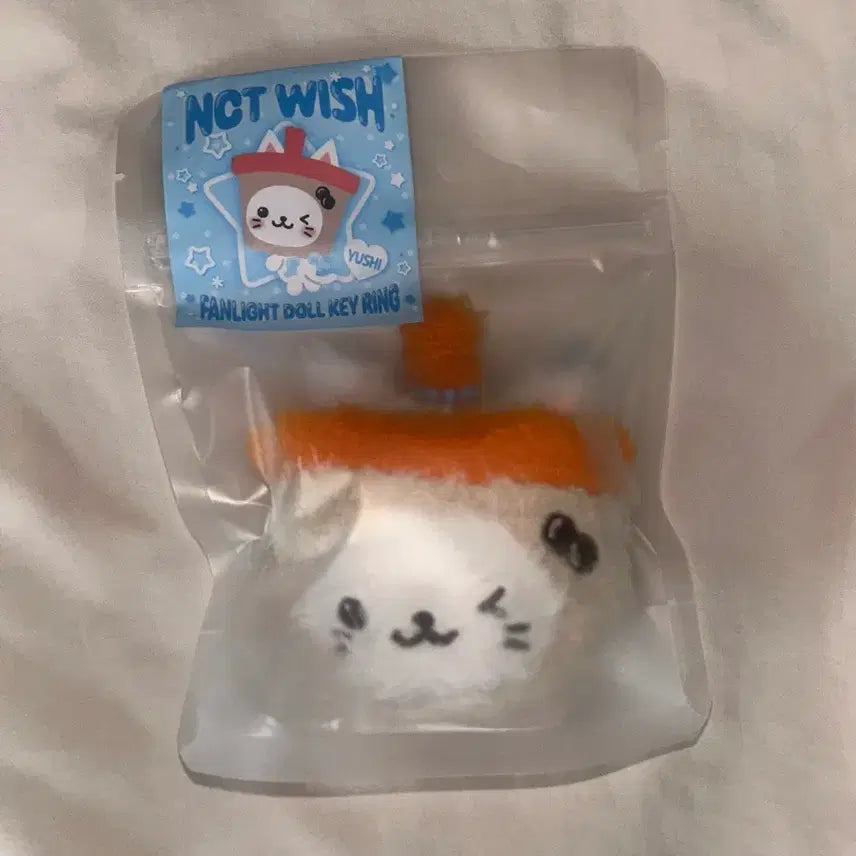 [BUNJANG] NCT WISH Bubble Cat Face Keychain Fanlight Support Stick Keychain Sealed / 엔시티위시 버블냥 얼굴키링 팬라이트 돌 응원봉키링 미개봉