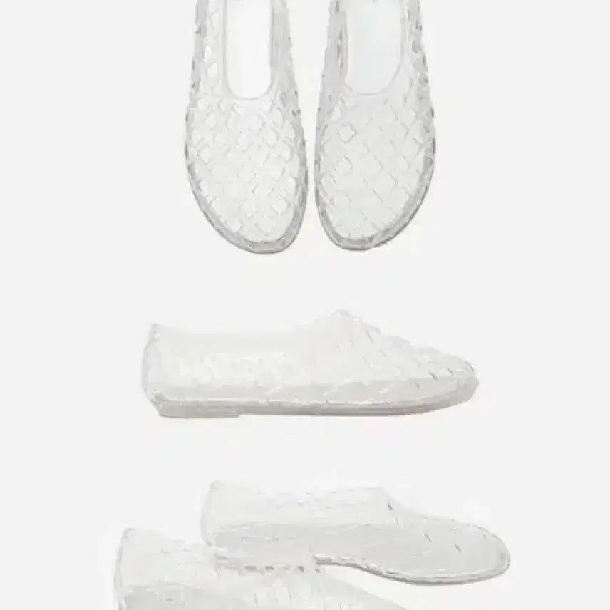 [BUNJANG] Taktroiime Jelly Sandals Flat Shoes / 타크트로이메 젤리 샌들 플랫슈즈