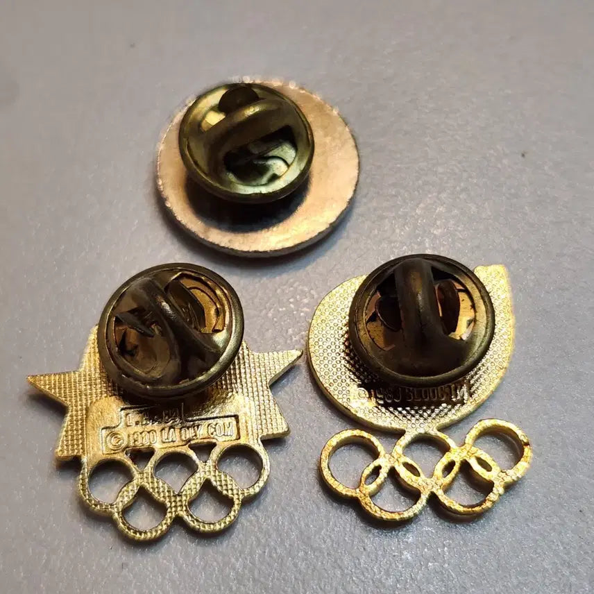 [BUNJANG] Olympic Commemorative Pins Bundle Set (3 Pins) / 배지, 올림픽 기념 뱃지 등 3종 일괄