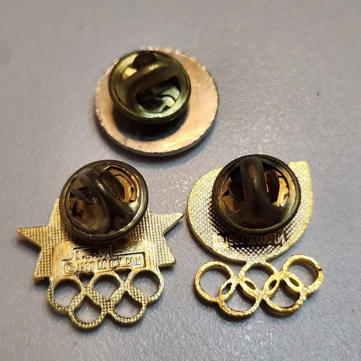 [BUNJANG] Olympic Commemorative Pins Bundle Set (3 Pins) / 배지, 올림픽 기념 뱃지 등 3종 일괄