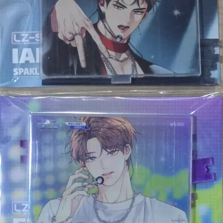 [BUNJANG] Resin Popups Sparkles Haebing Guksun Ian Eun-san Fancam Stand Bundle Set / 레진팝업 스파클즈 해빙곡선 이안은산 직캠스탠드 일괄 원가양도