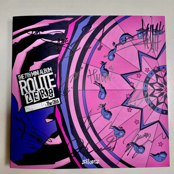 [BUNJANG]  xikers ROUTE ZERO The ORA Signed Unsealed Album / 싸이커스 ROUTE ZERO The ORA 비매 미개봉 싸인앨범