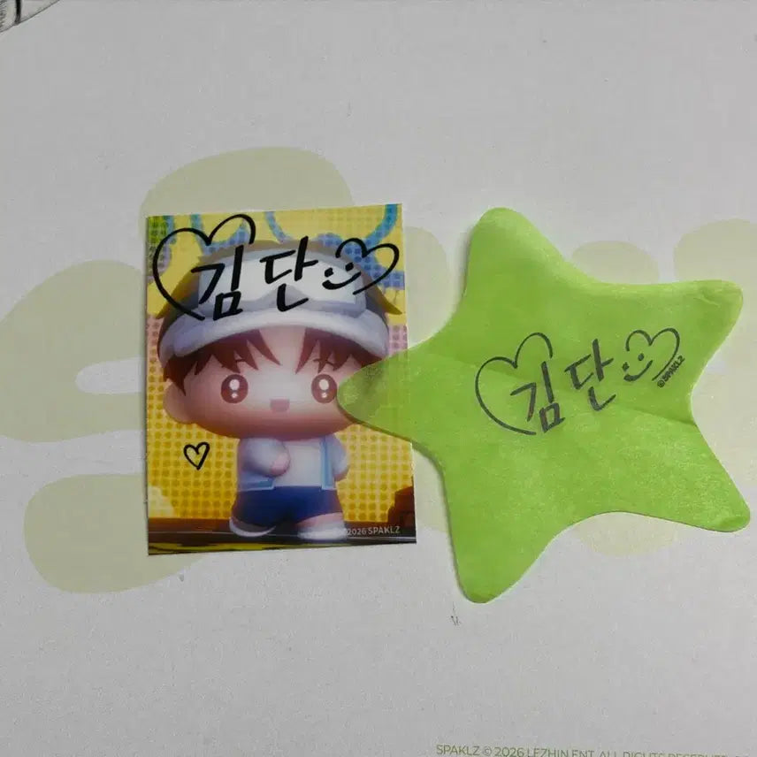 [SOLD OUT] 스파클즈 레진 팝업 징크스 김단 뽀시래기 미니 포토 컨페티 입장 특전