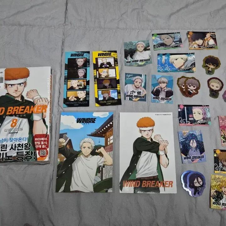 [BUNJANG] Unsealed Wind Breaker Vol. 7 &amp; 8 Set &amp; Pop Bubble Umemiya Goods / 미개봉 윈드브레이커7,8권+팝버블 우메미야 윈브레 카지 토가메
