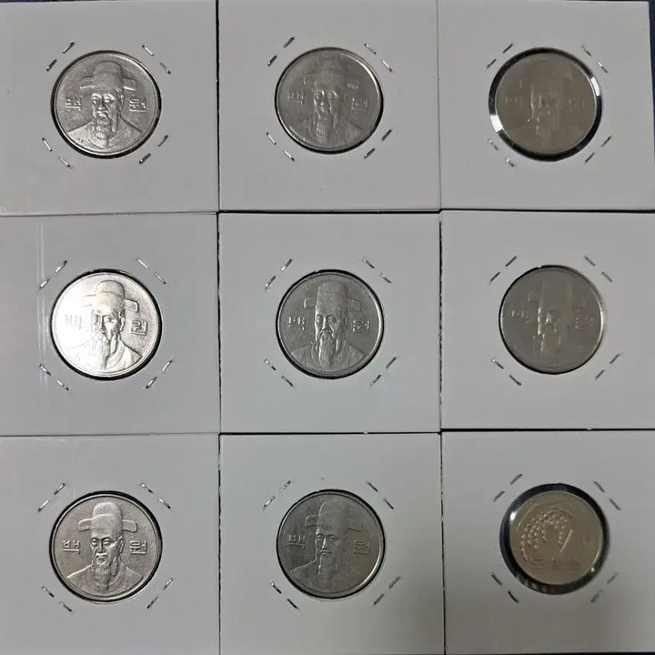 [BUNJANG] 1998 100 Won Coin Bundle (8 Pieces) / 1998년100원 8개 사용제
