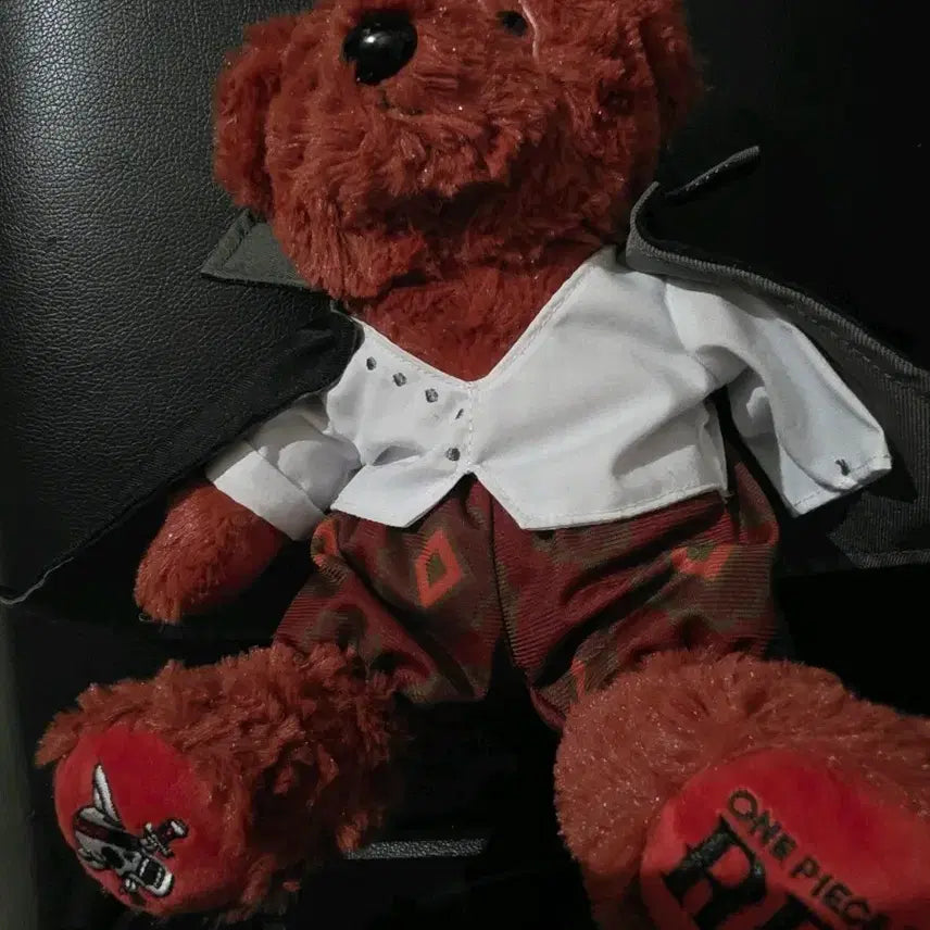 [BUNJANG] One Piece Film Red Shanks Teddy Bear Plush (Unsealed) / 개봉품) 원피스 필름레드 샹크스 곰인형 테디베어
