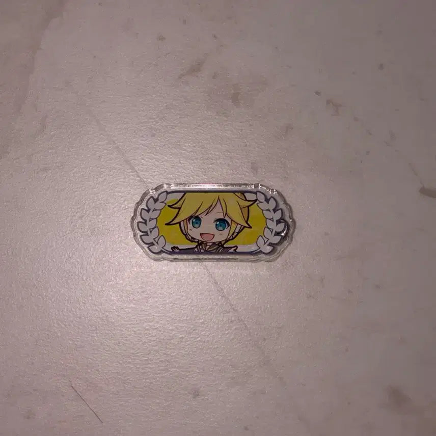 [BUNJANG] Kagamine Len Fan Club Acrylic Badge / 카가미네 렌 팬칭호 아크릴 뱃지
