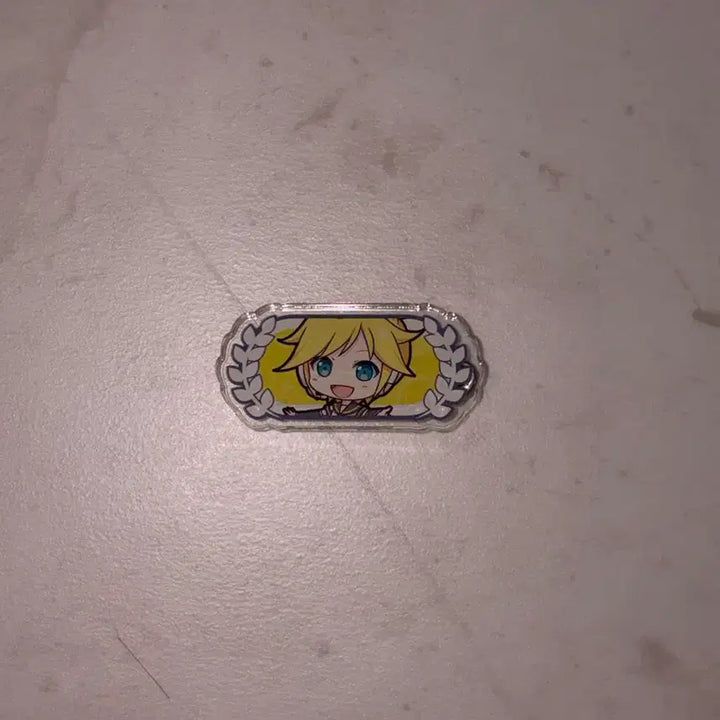 [BUNJANG] Kagamine Len Fan Club Acrylic Badge / 카가미네 렌 팬칭호 아크릴 뱃지