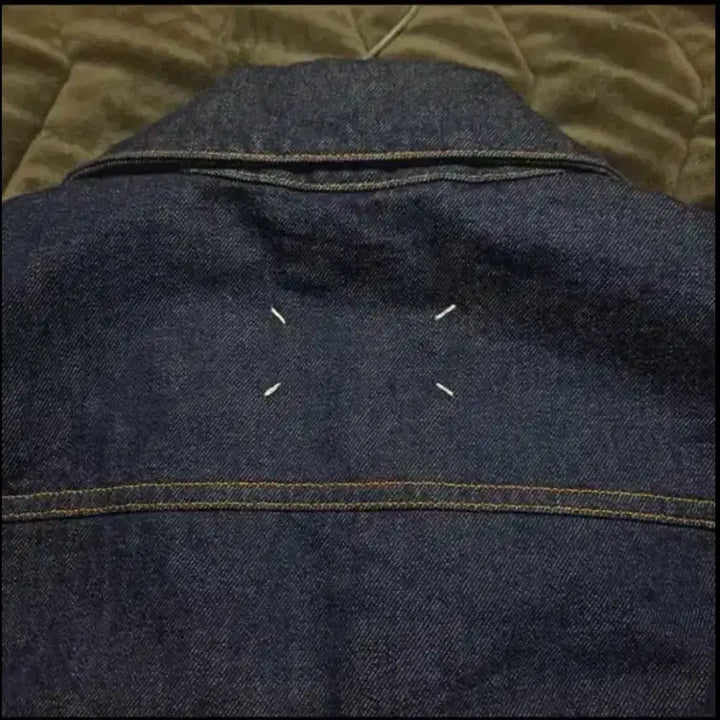 [BUNJANG] Maison Margiela Detroit Taping Denim Jacket / 메종마르지엘라 디트로이트 테이핑 데님자켓