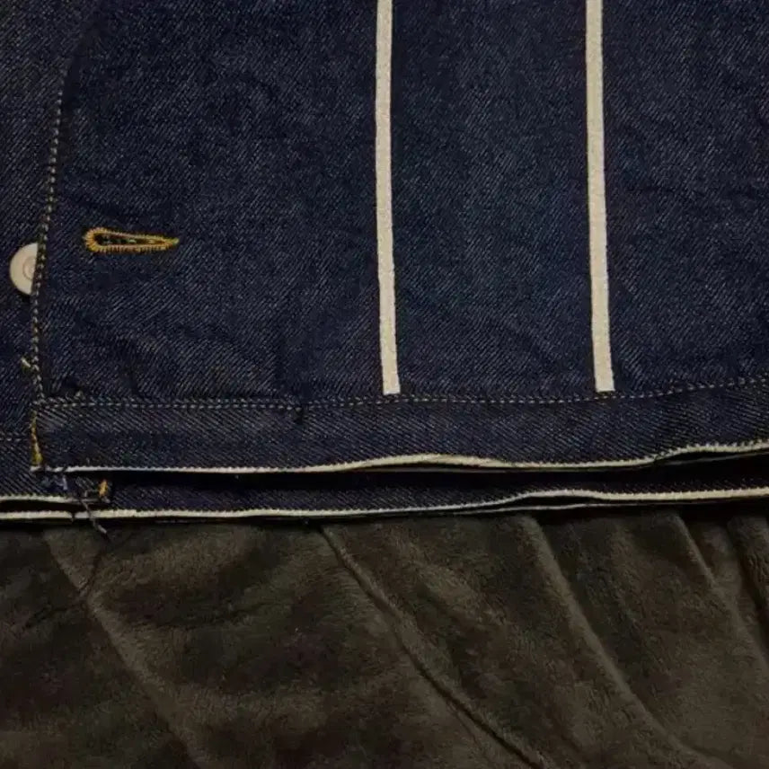 [BUNJANG] Maison Margiela Detroit Taping Denim Jacket / 메종마르지엘라 디트로이트 테이핑 데님자켓