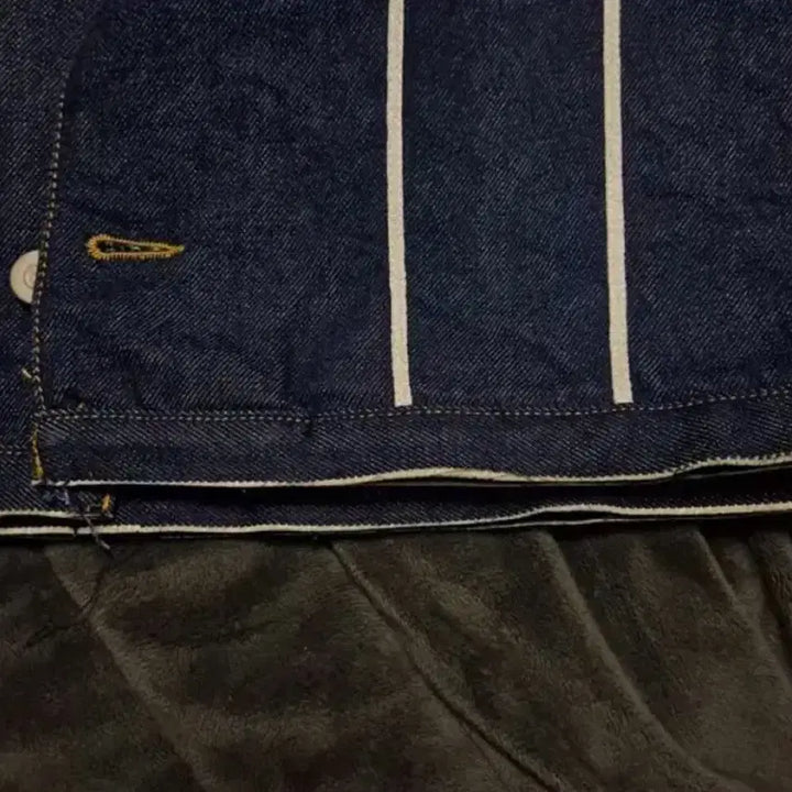 [BUNJANG] Maison Margiela Detroit Taping Denim Jacket / 메종마르지엘라 디트로이트 테이핑 데님자켓