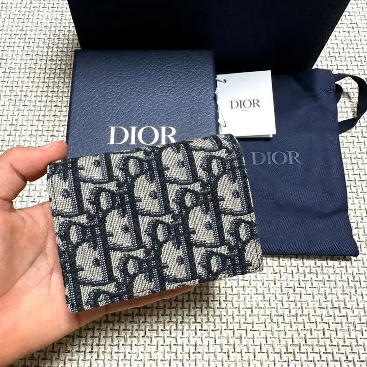 [BUNJANG] Dior 26ss Oblique Business Card Holder Full Set / [OS/새상품] 26ss 디올 오블리크 비지니스 카드홀더 풀구성