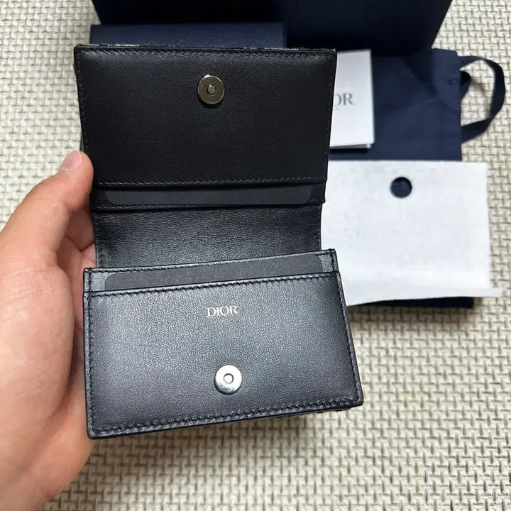 [BUNJANG] Dior 26ss Oblique Business Card Holder Full Set / [OS/새상품] 26ss 디올 오블리크 비지니스 카드홀더 풀구성