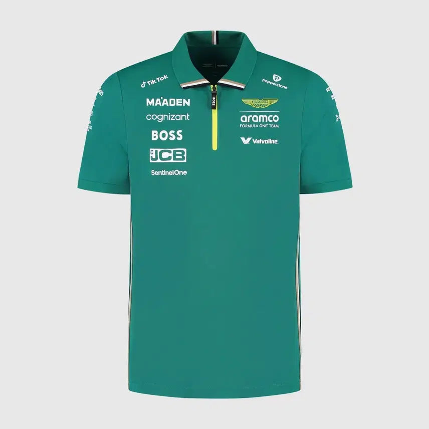 [BUNJANG] Aston Martin F1 Team Polo Shirt L / 에스턴마틴 F1 팀 폴로셔츠 L