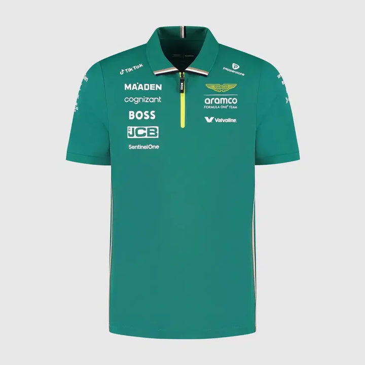 [BUNJANG] Aston Martin F1 Team Polo Shirt L / 에스턴마틴 F1 팀 폴로셔츠 L