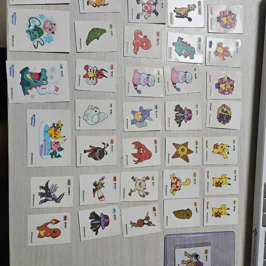 [BUNJANG] Pokemon Stickers / 포켓몬 띠부실