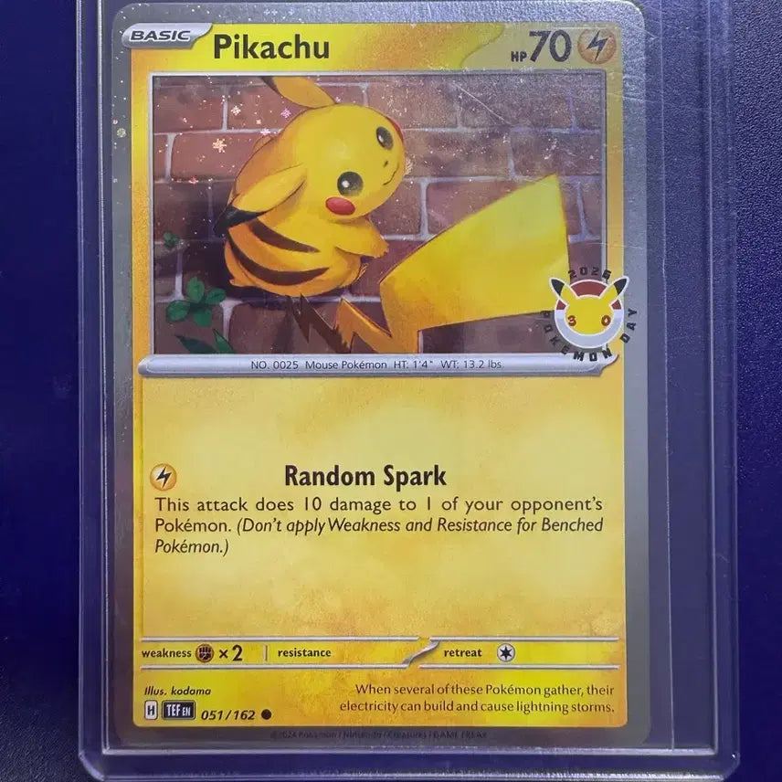 [BUNJANG] Pokemon 30th Anniversary Pikachu Card / 북미 30주년 피카츄