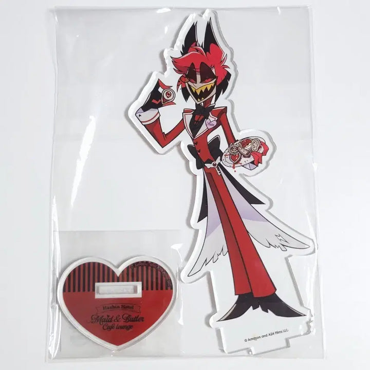 [BUNJANG] Hazbin Hotel Animate Collaboration Cafe Big Acrylic Stand Alastor (Sealed) / 해즈빈 호텔 애니메이트 콜라보 카페 빅 아크릴 알래스터 (미개봉)