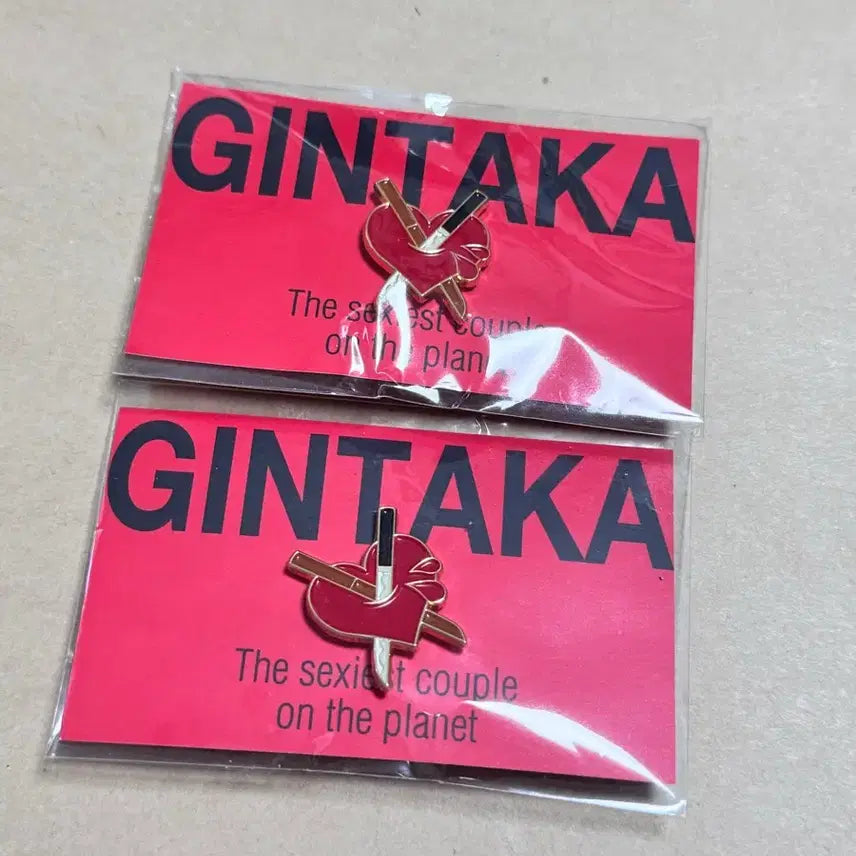 [BUNJANG] Gintaka Official Badge Set (Sealed &amp; Unsealed) / 긴타카 비공굿 뱃지